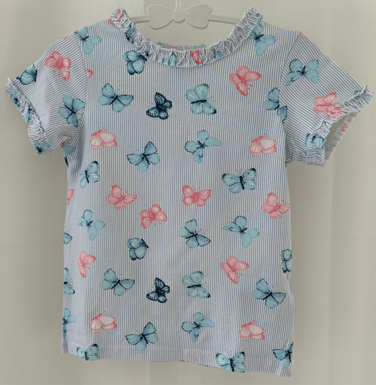 T-Shirt Schmetterlinge Gr. 80| Secondhand | MiniMoments