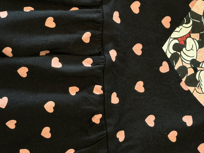 Kleid Mickey & Minnie mit rosa Herzen Gr. 98 | Secondhand | MiniMoments