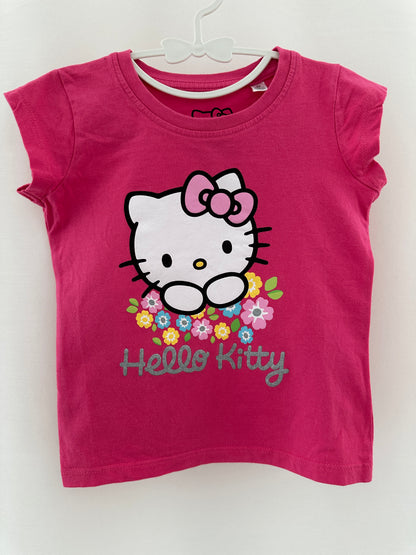 T-Shirt Hello Kitty in Pink Gr. 104 | Secondhand | MiniMoments