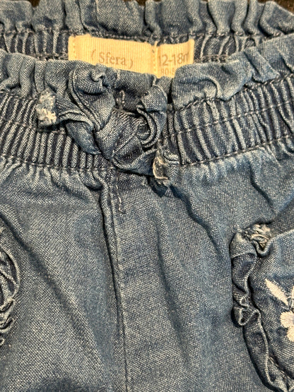 Hose mit Blümchen Gr. 80/86 | Secondhand | Minimoments