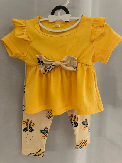 T-Shirt & Leggings Set Gr. 62/68 | Secondhand | MiniMoments
