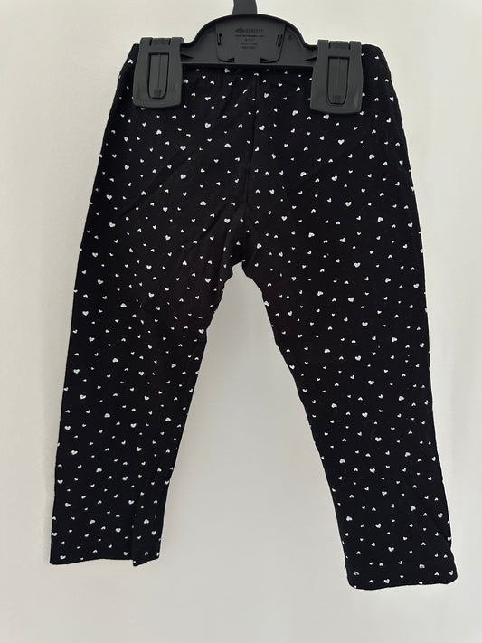 Leggings mit Herzen Gr. 104 | Secondhand | MiniMoments