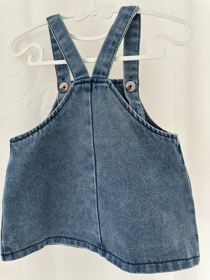 Jeans Latzhose mit Teddy | Secondhand | MiniMoments