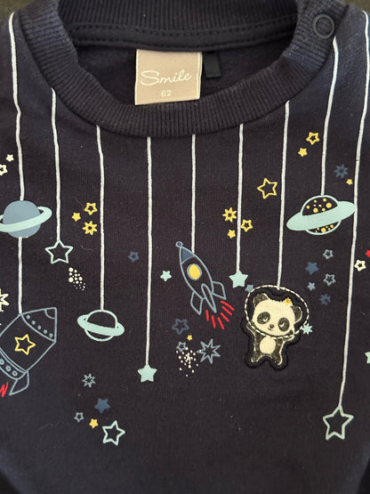 Pullover Weltall Gr. 62 | Secondhand | MiniMoments