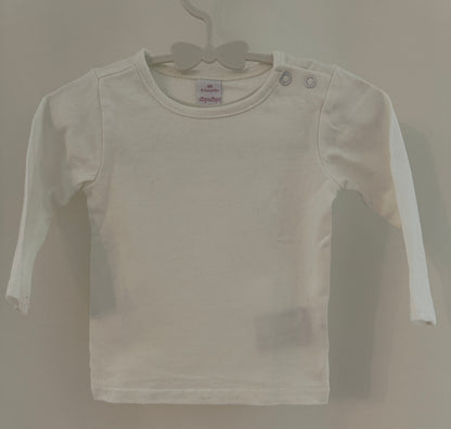 Pullover weiss Gr. 68 | Secondhand | MiniMoments