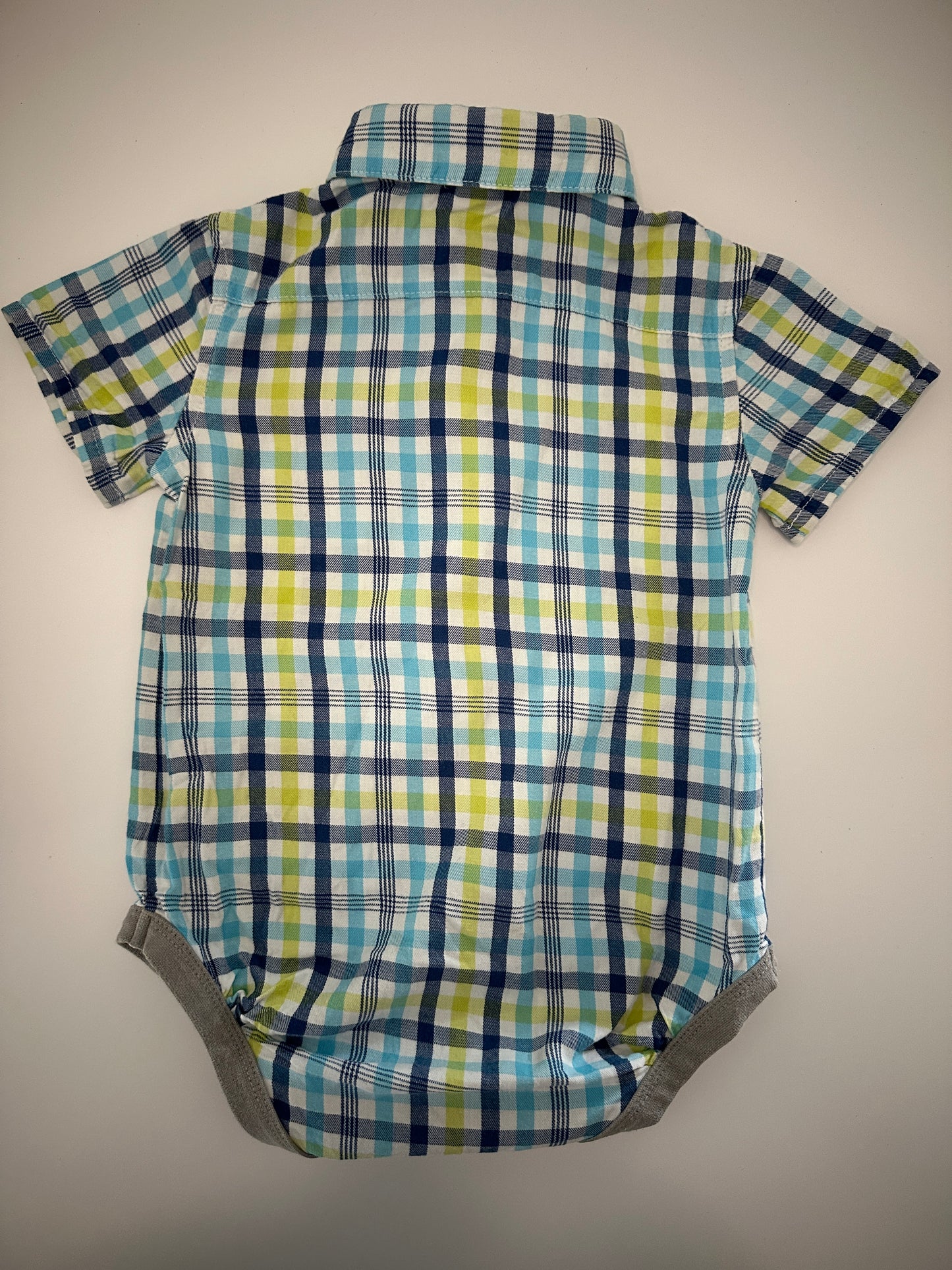 Kariertes Hemd kurzarm Gr. 80 | Secondhand | MiniMoments