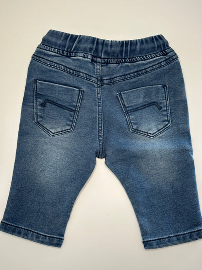Jeanshose mit Gummibund und Kordelzug Gr. 62 | Secondhand | MiniMoments