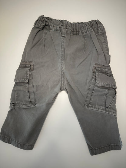 Graue Baby-Cargohose Gr. 68 | Secondhand | MiniMoments