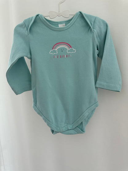 Body langarm mit Regenbogen Gr. 74 | Secondhand | MiniMoments